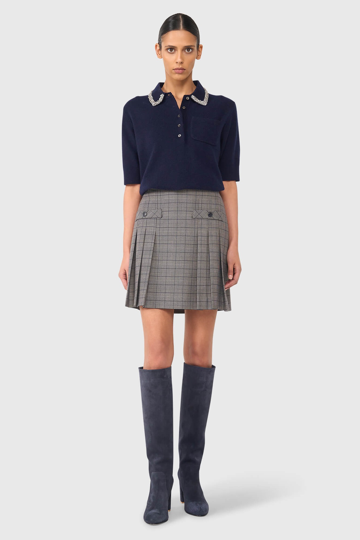 REBEL DONKERBLAUW STEENTJES