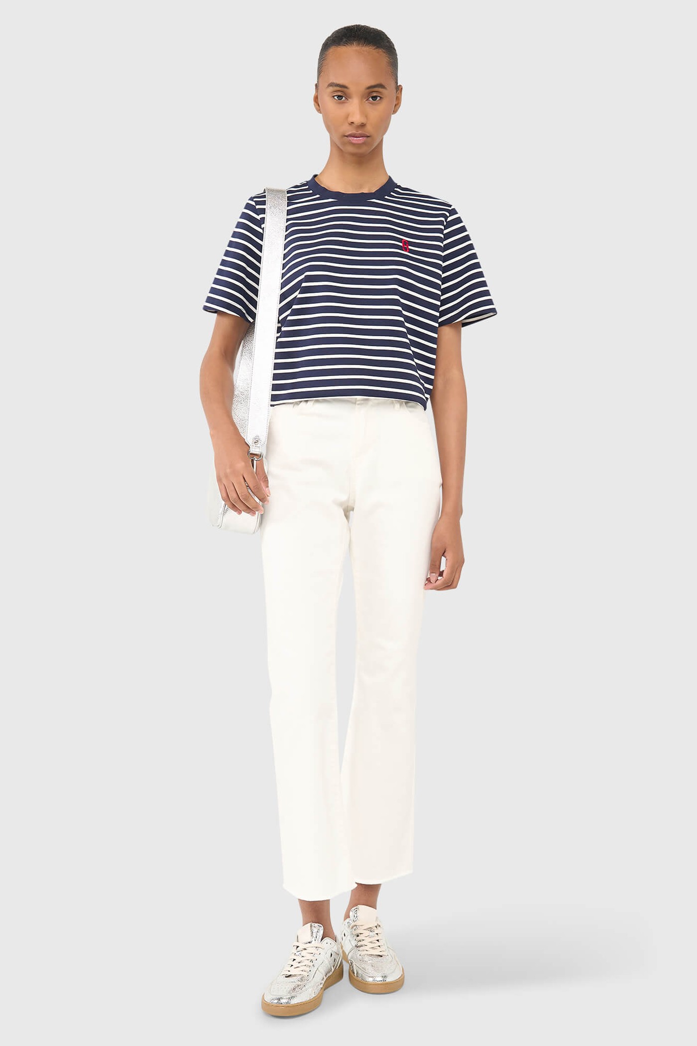 ROCK SHIRT GESTREEPT DONKER BLAUW