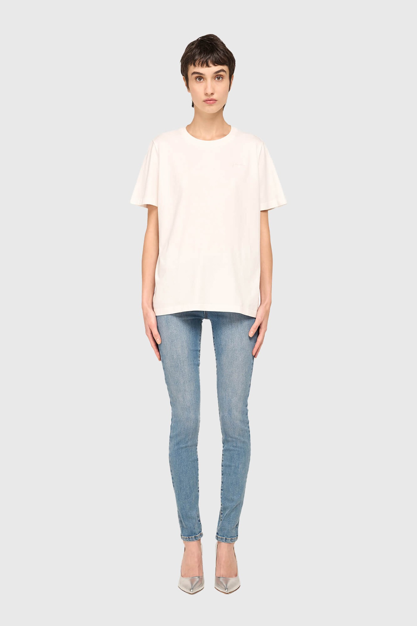 Wit Dames Shirt Rock White