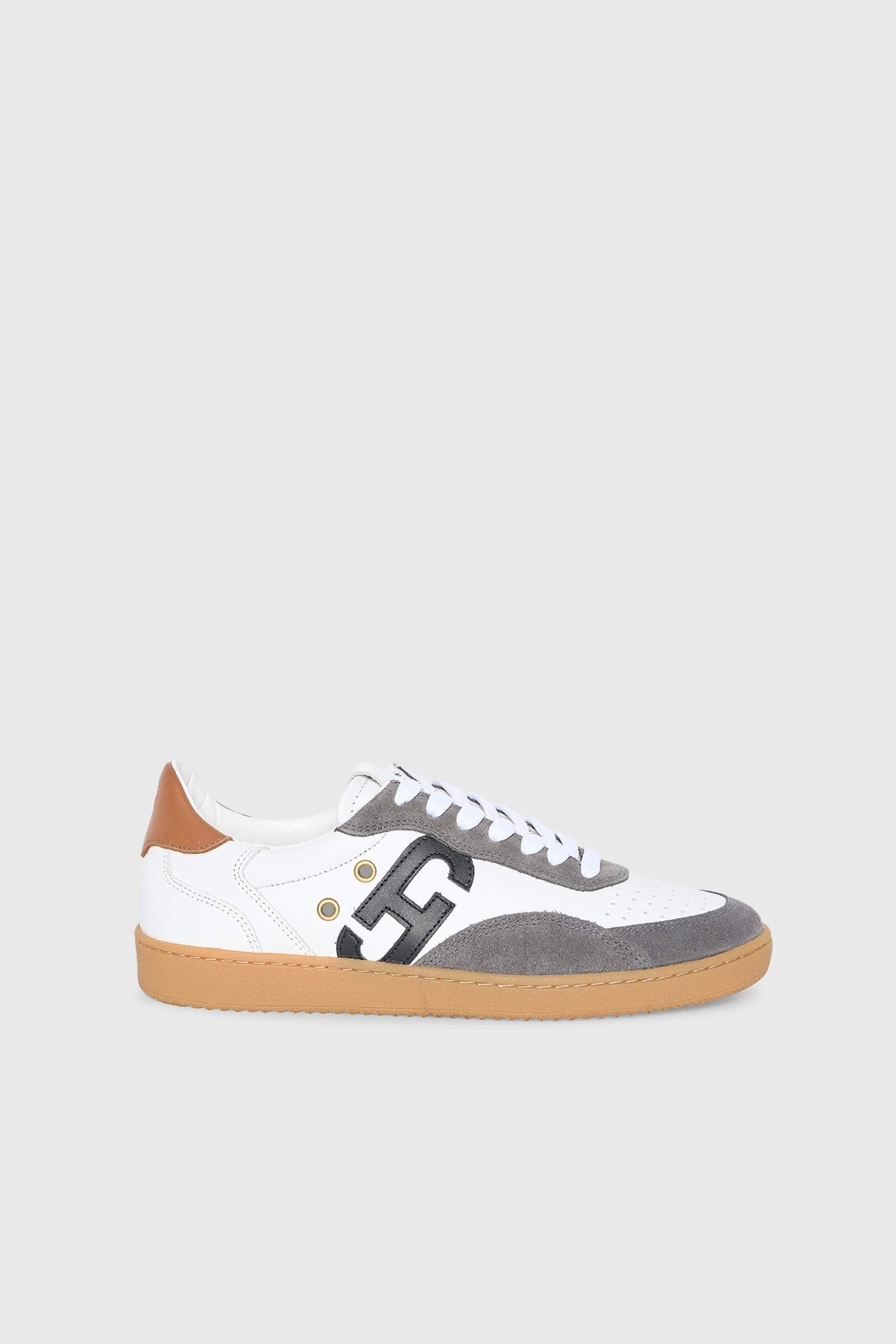 STANLEY GRIJS CAMEL LEER