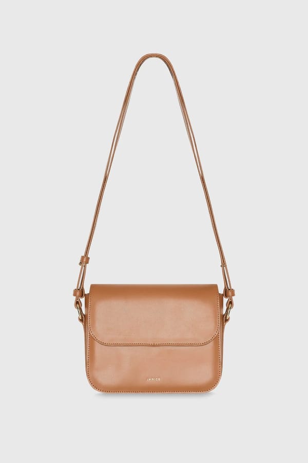 Leren Dames Tas Elias Camel