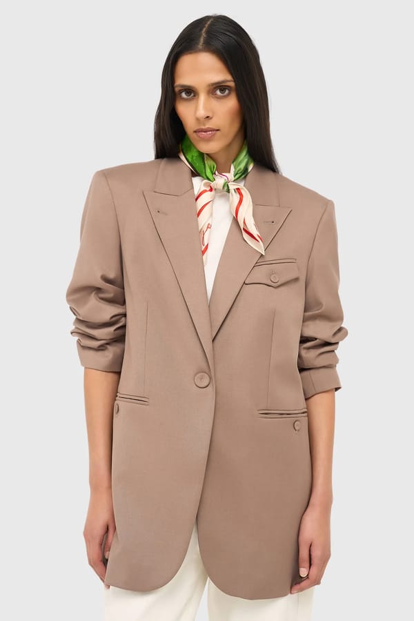 Blazer Dames Oversized Boyfriend Hank Bruin