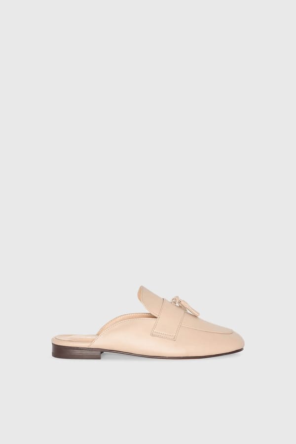 Instappers Loafers Dames Burt Mule Beige
