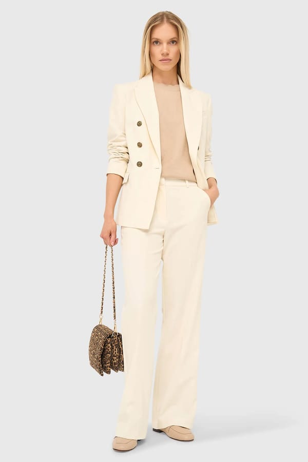 Broek Dames Wijde Pijp Emil Off White