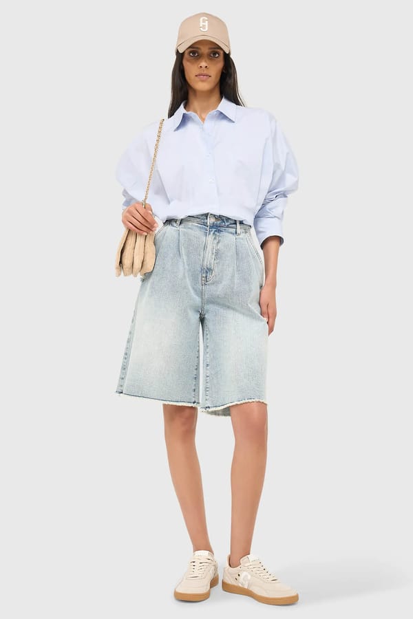 Short Denim Dames Dime Blauw 565