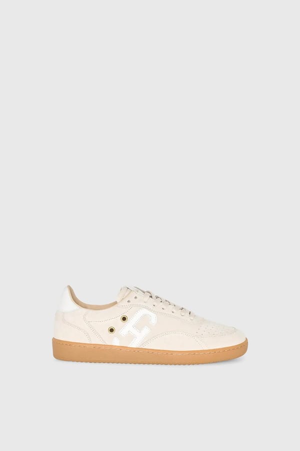 Sneakers Dames Handbal Vintage Stanley Beige