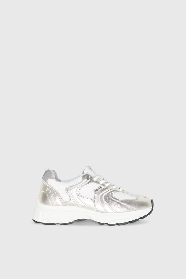 Runner Sneakers Dames Bolt Zilver 888