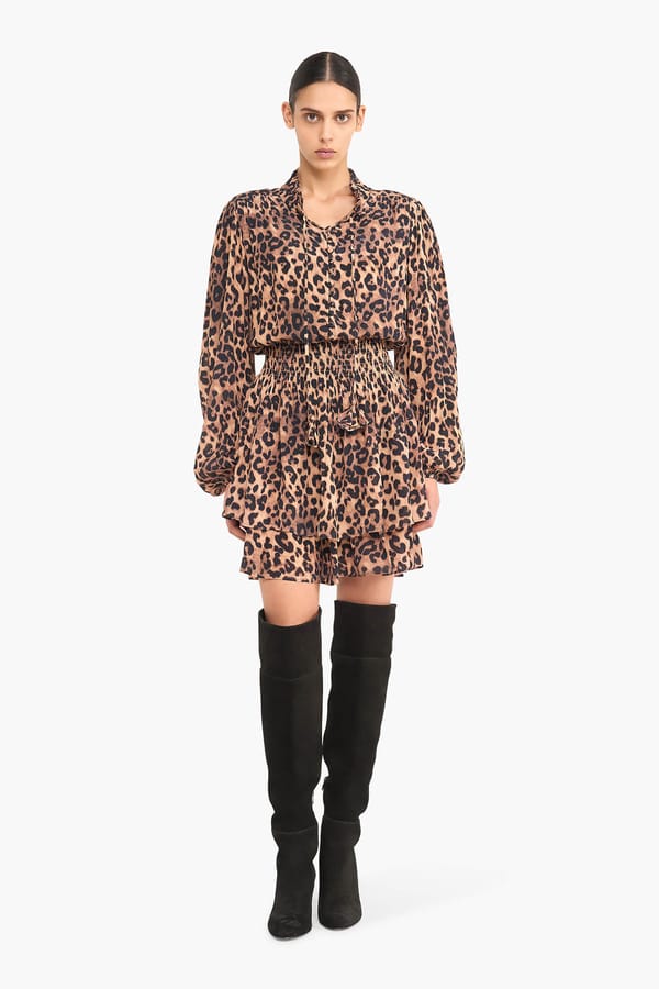 Panterprint Jurkje Elastiek Viscose Ari
