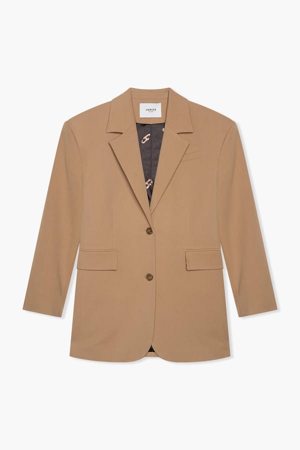 Leren broek suede cognac