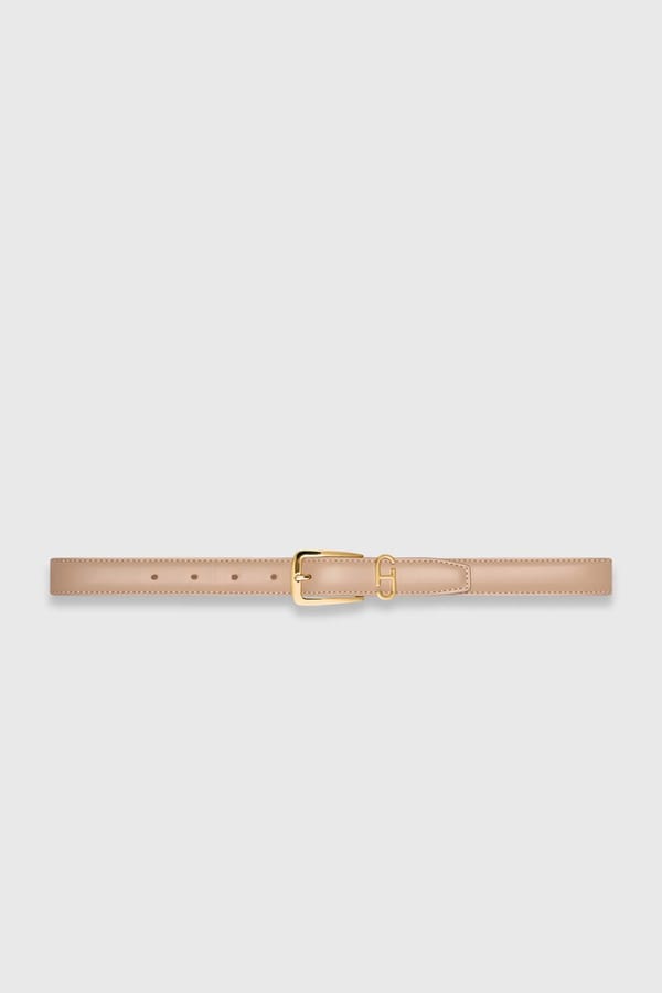Leren Dames Riem Colby Taupe