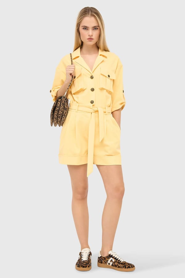 Jumpsuit Dames Geel Asher
